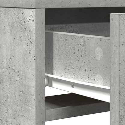 Kaptafel Met Led-Verlichting Betongrijs Beton grijs 50 x 41 x 140 cm
