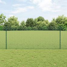 Tuinhek Set 2 Stuks Groen Metaal 10 X 1 M Duurzaam Tuinhek