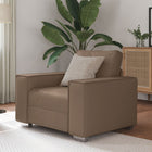 Bank cappuccino 99x78x84 cm stof