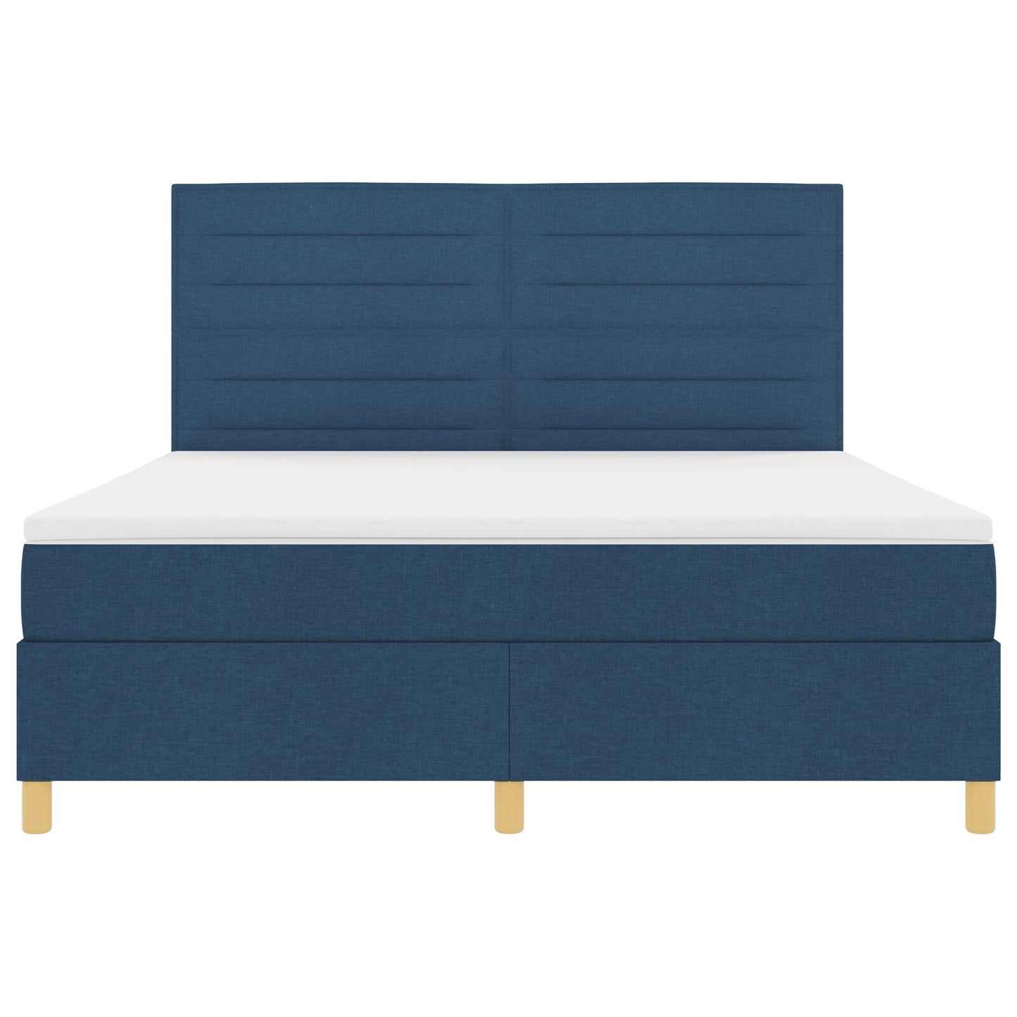 Boxspringbed Met Matras Blauw Super King Stof Blauw
