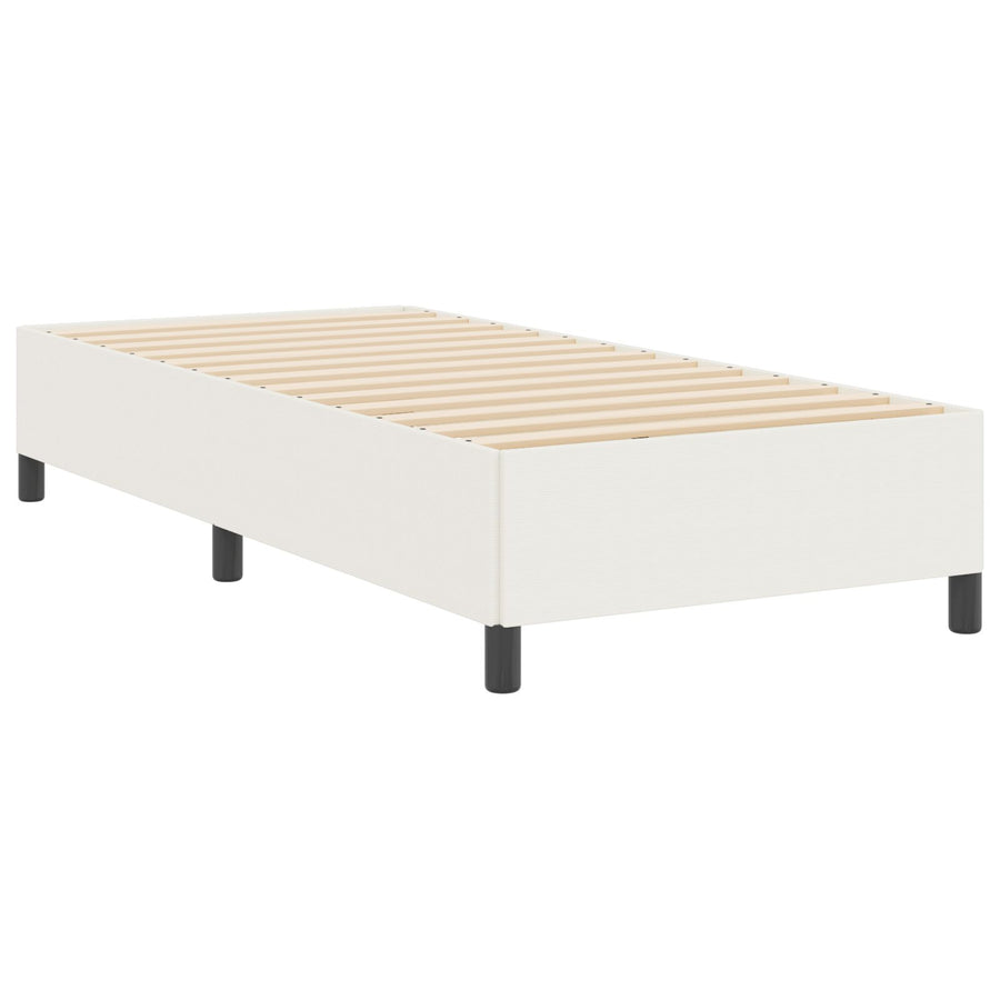 Bedframe Katoenen Velours Crème 80 x 200 cm