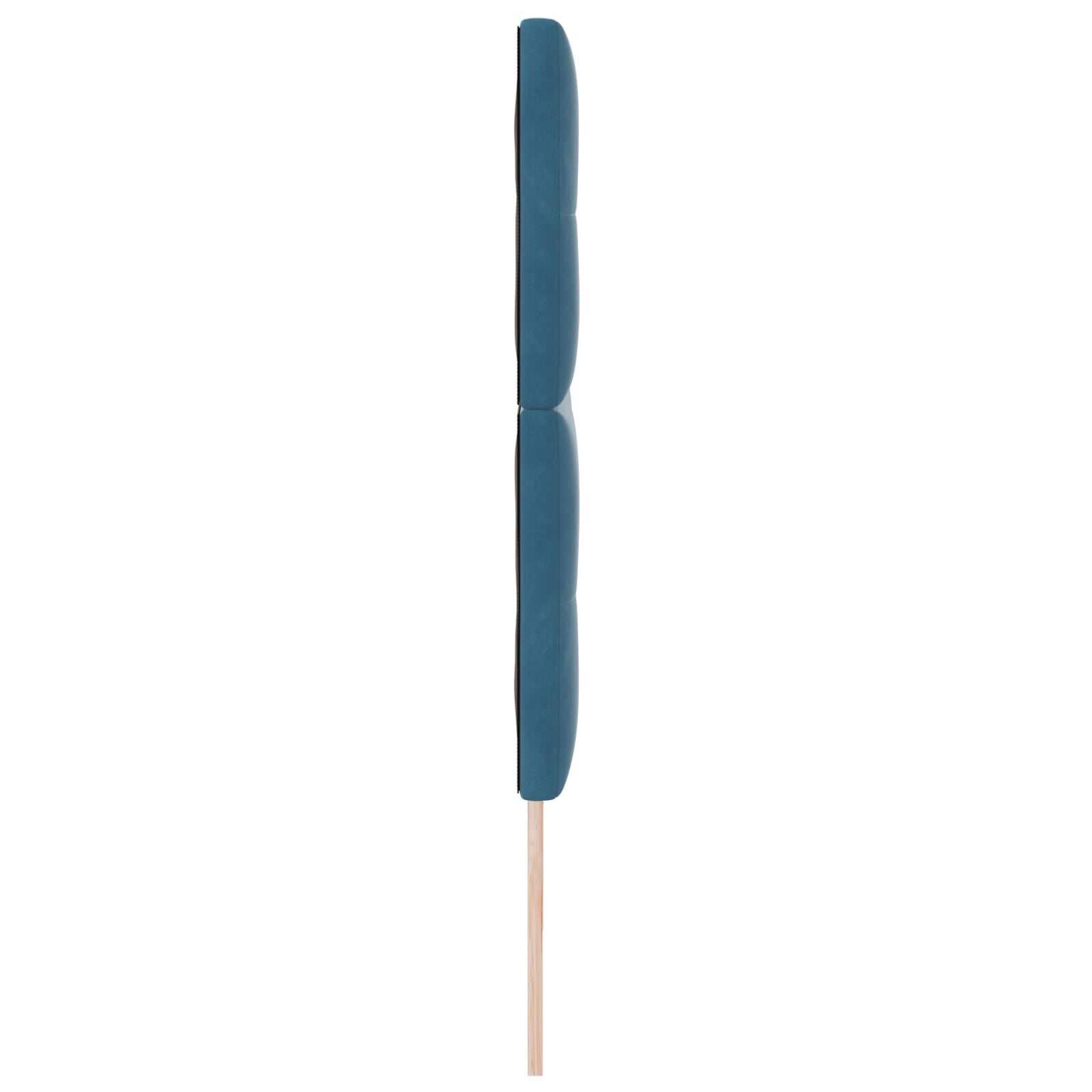 Hoofdbord Met Knopen Fluweel Donkerblauw 200 cm Hoog hoofdbord