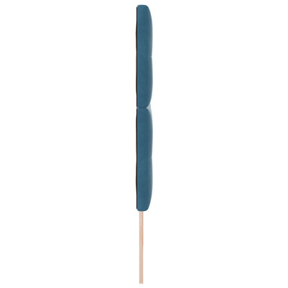 Hoofdbord Met Knopen Fluweel Donkerblauw 200 cm Hoog hoofdbord
