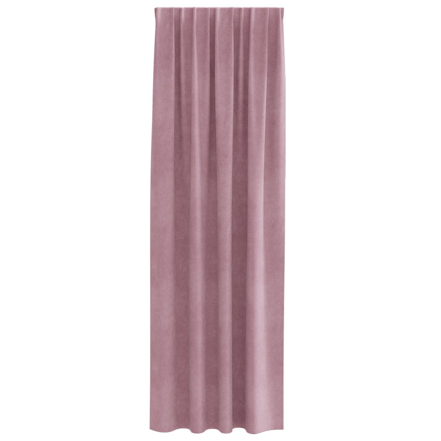 Zwarte Gordijnen Met Bovenband 2 Stuks Velours Donkerroze 140 x 260 cm met ingenaaid tape