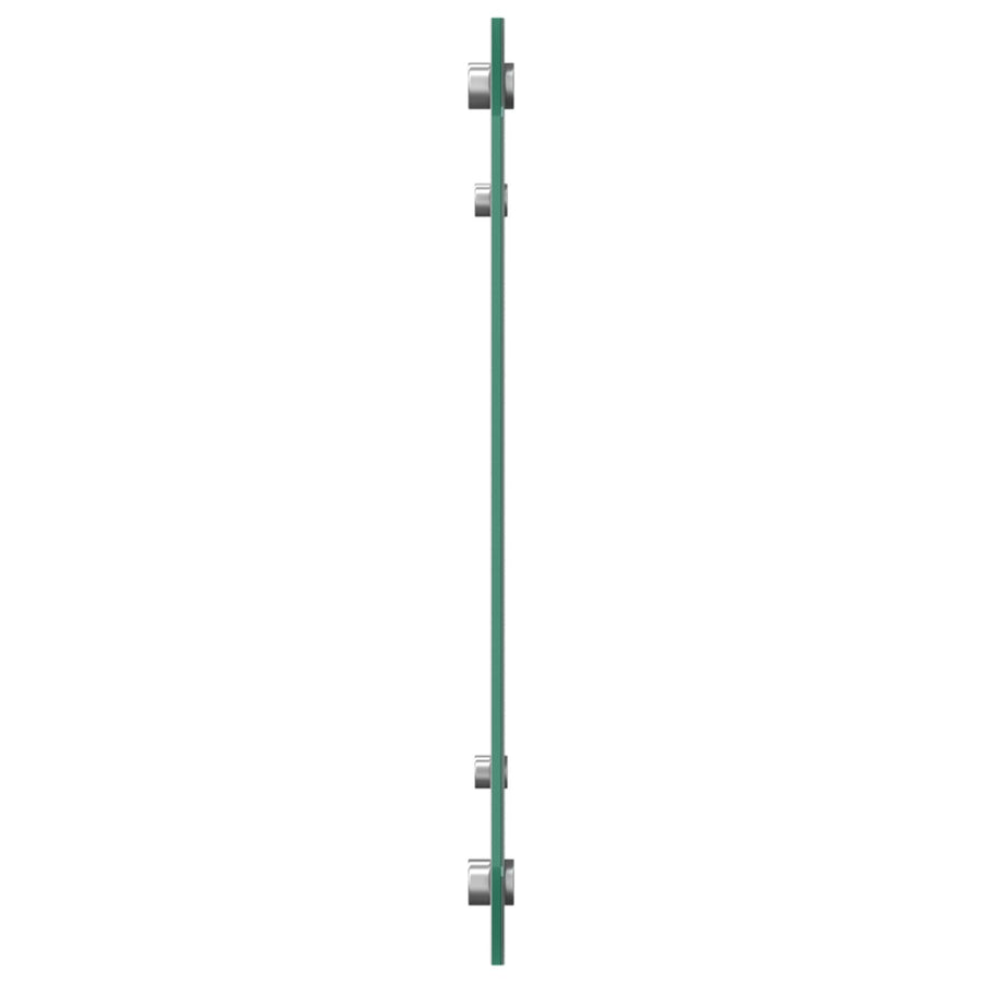 Keuken Achterwand 90X40X0,6 Cm Gehard Glas Lichtgrijs 90 x 40 cm