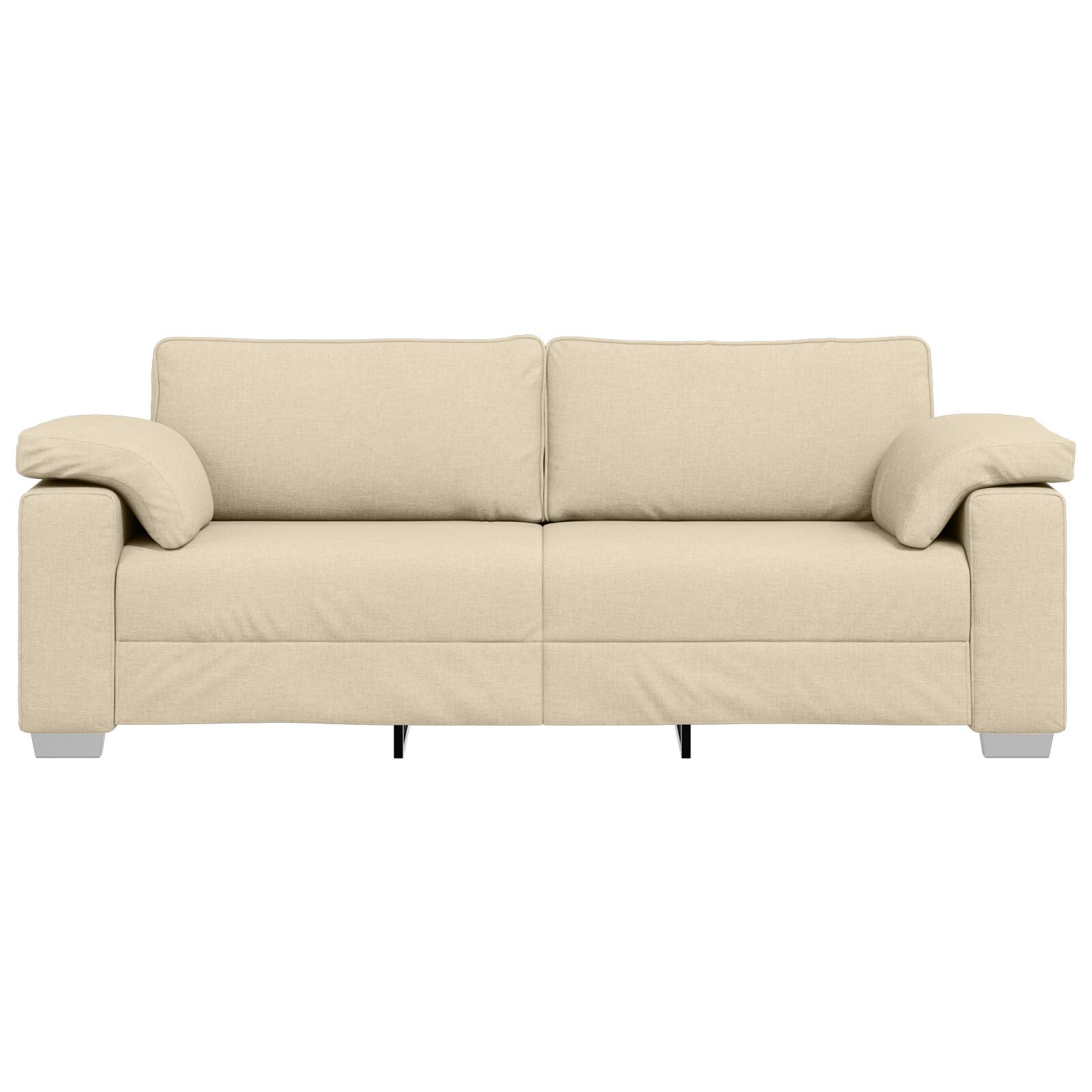 3-Zitsbank Stof Crème 178 cm