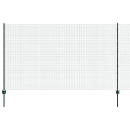 Gelast Draadhek Met 22 U Posts Groen 1.4X50 M Staal