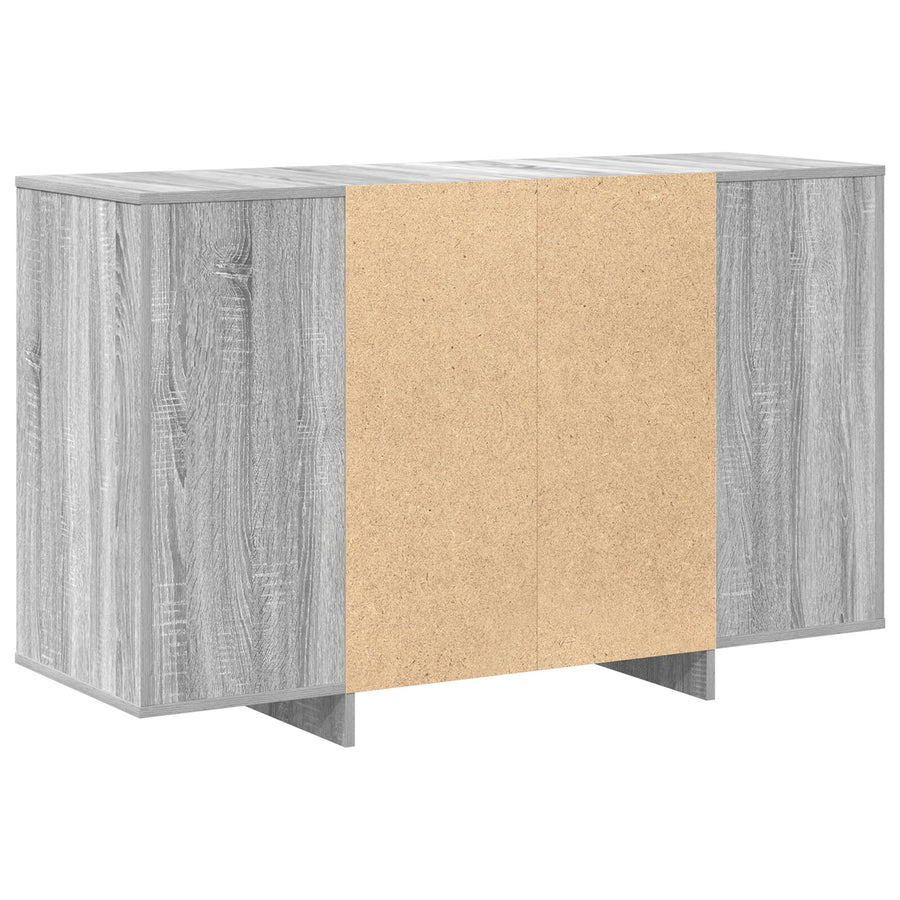 Dressoir Grijze Sonoma Bewerkt Hout 120 X 41 X 75 Cm