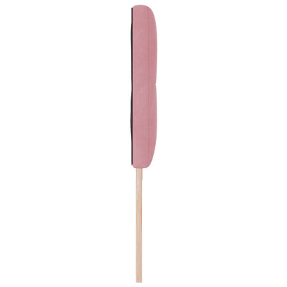 Hoofdbord Knopen Gevuld Velvet Roze 200 cm Laag hoofdbord