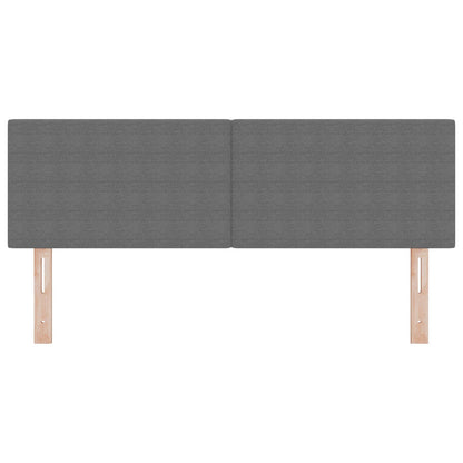 Hoofdbord Eenvoudig Ontwerp Corduroy Stof Lichtgrijs 140 cm Laag hoofdbord