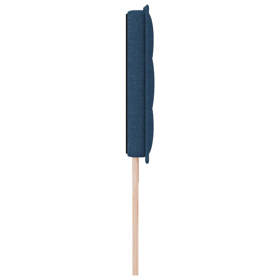 Hoofdbord Lijnen Ontwerp Stof Blauw 180 cm Laag hoofdbord