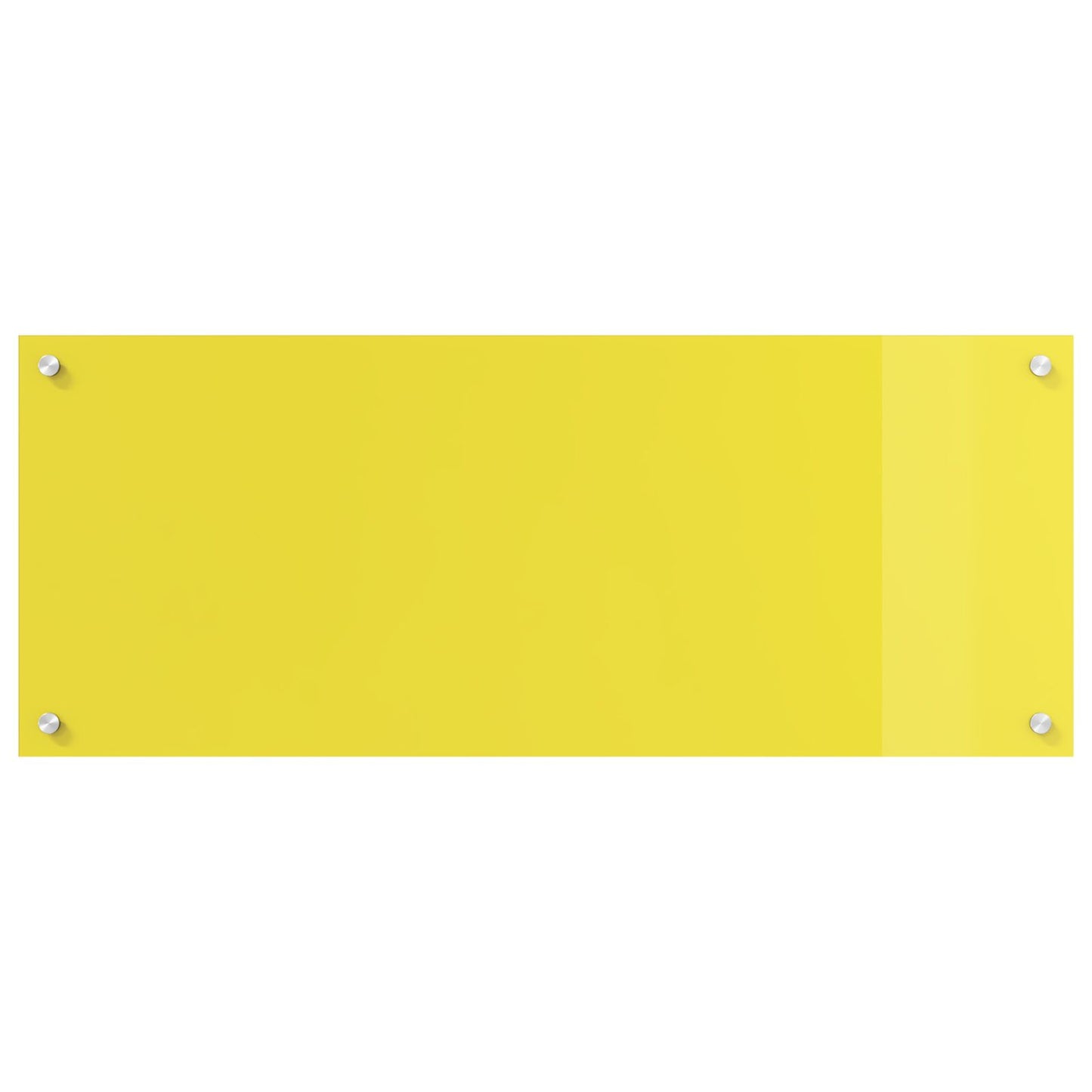 Keuken Achterwand 100X40X0.6 Cm Geharde Glas Geel 100 x 40 cm