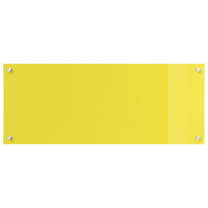 Keuken Achterwand 100X40X0.6 Cm Geharde Glas Geel 100 x 40 cm
