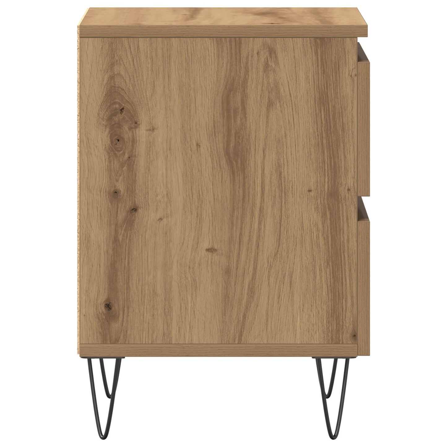Nachtkastjes 2 Stuks Ambachtelijk Eiken 40X35X50 Cm Gegaan Hout