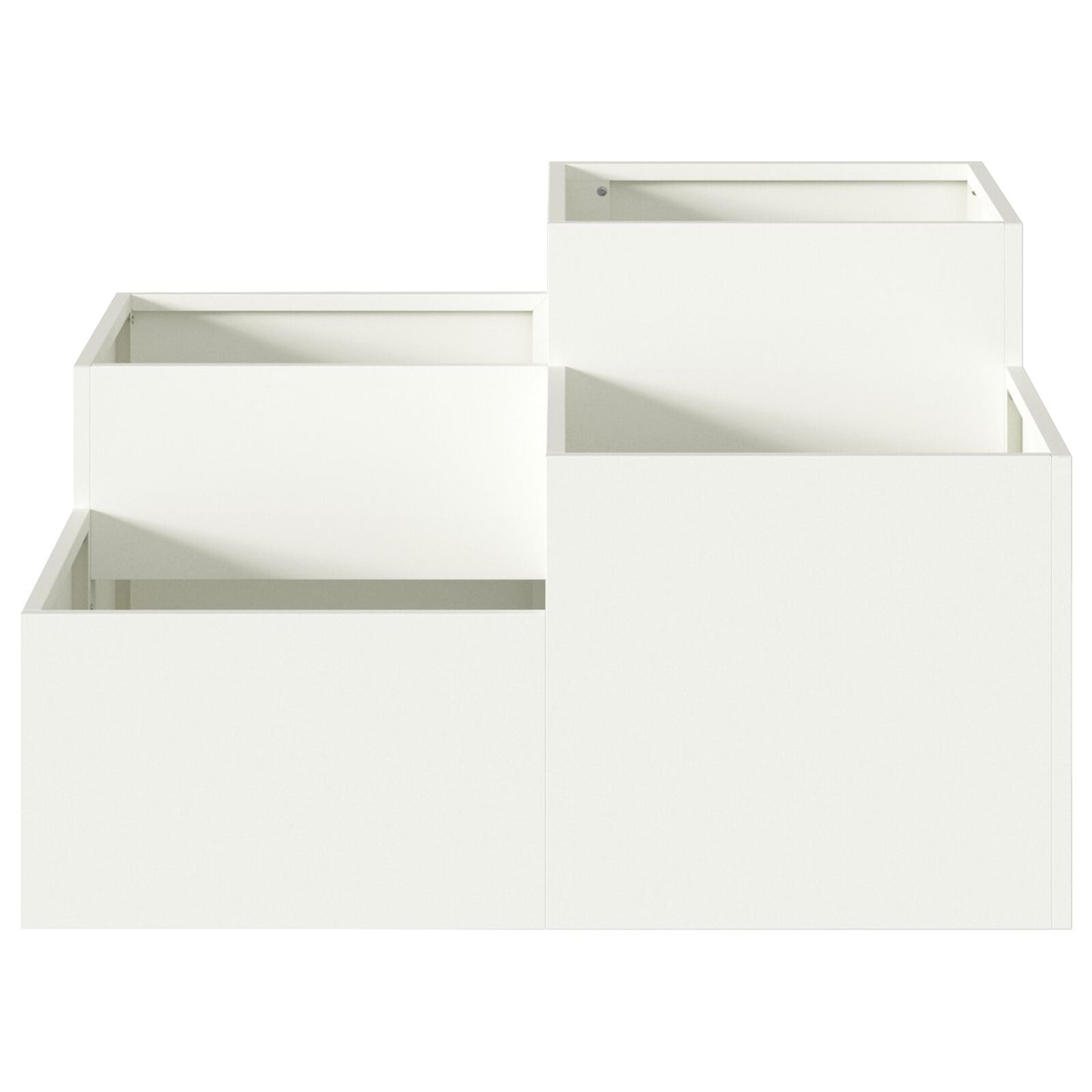 Tuin Planter Te Staal Wit 100 x 100 x 48 cm