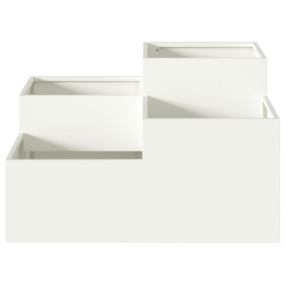 Tuin Planter Te Staal Wit 100 x 100 x 48 cm