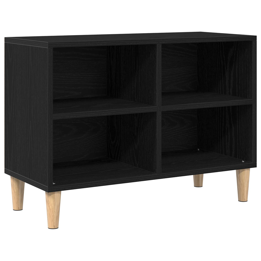 En Tv-Kast - 69.5X30X50 Cm, Gemaakt Van Bewerkt Hout 69.5 cm Zwarte eik
