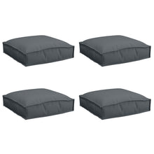 Palletkussens Voor Zit 4 Stuks 40X40X8 Cm Oxford Stof Anthraciet