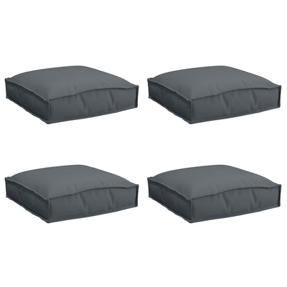 Palletkussens Voor Zit 4 Stuks 40X40X8 Cm Oxford Stof Anthraciet