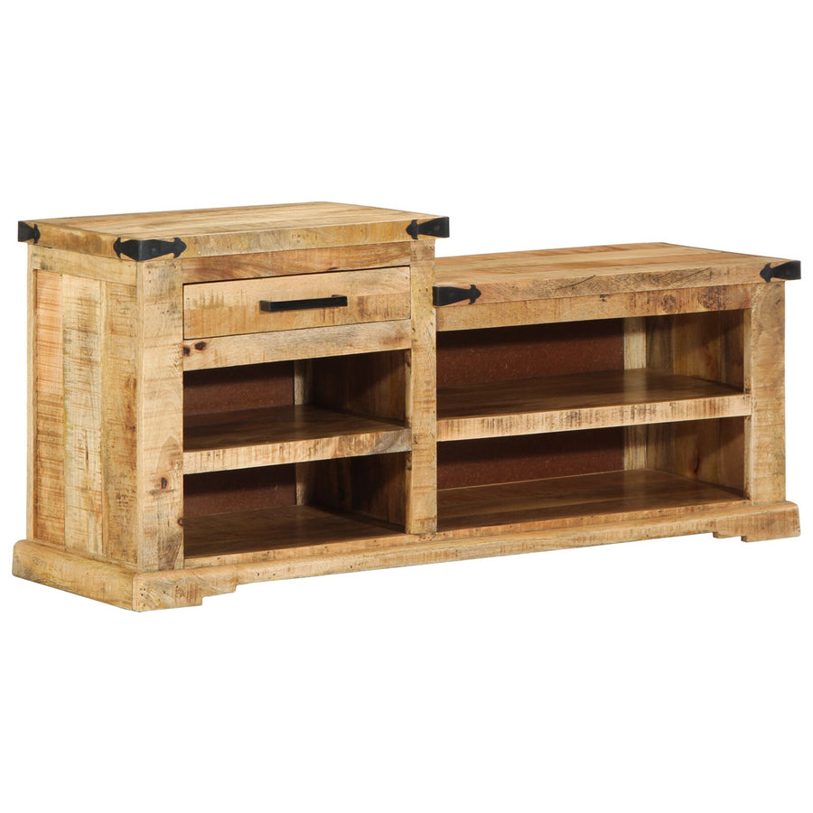 Schoenbank 110X35X50 Cm Massief Mangohout