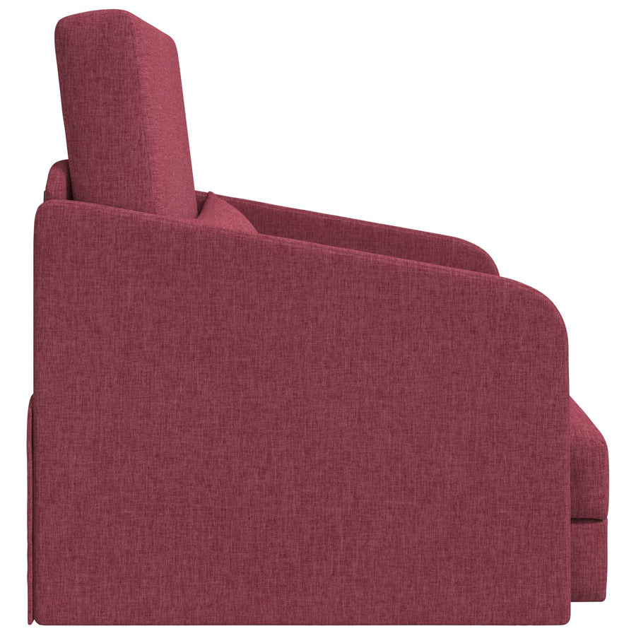 Vloer Sofa Bed 2-In-1 65X80X83 Cm Stof Bordeauxrood