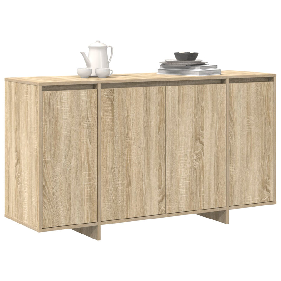 Eiken Dressoir Sonoma Eiken Gefabriceerd Hout 135 X 41 X 75 Cm