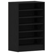 Schoenenkast Zwart Eik Gelaagd Hout Zwart eiken 60 x 35 x 92 cm