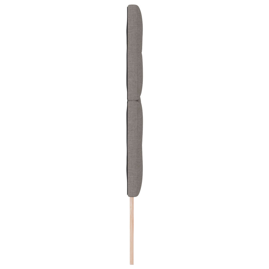 Hoofdbord Met Knopen Stof Taupe 140 cm Hoog hoofdbord