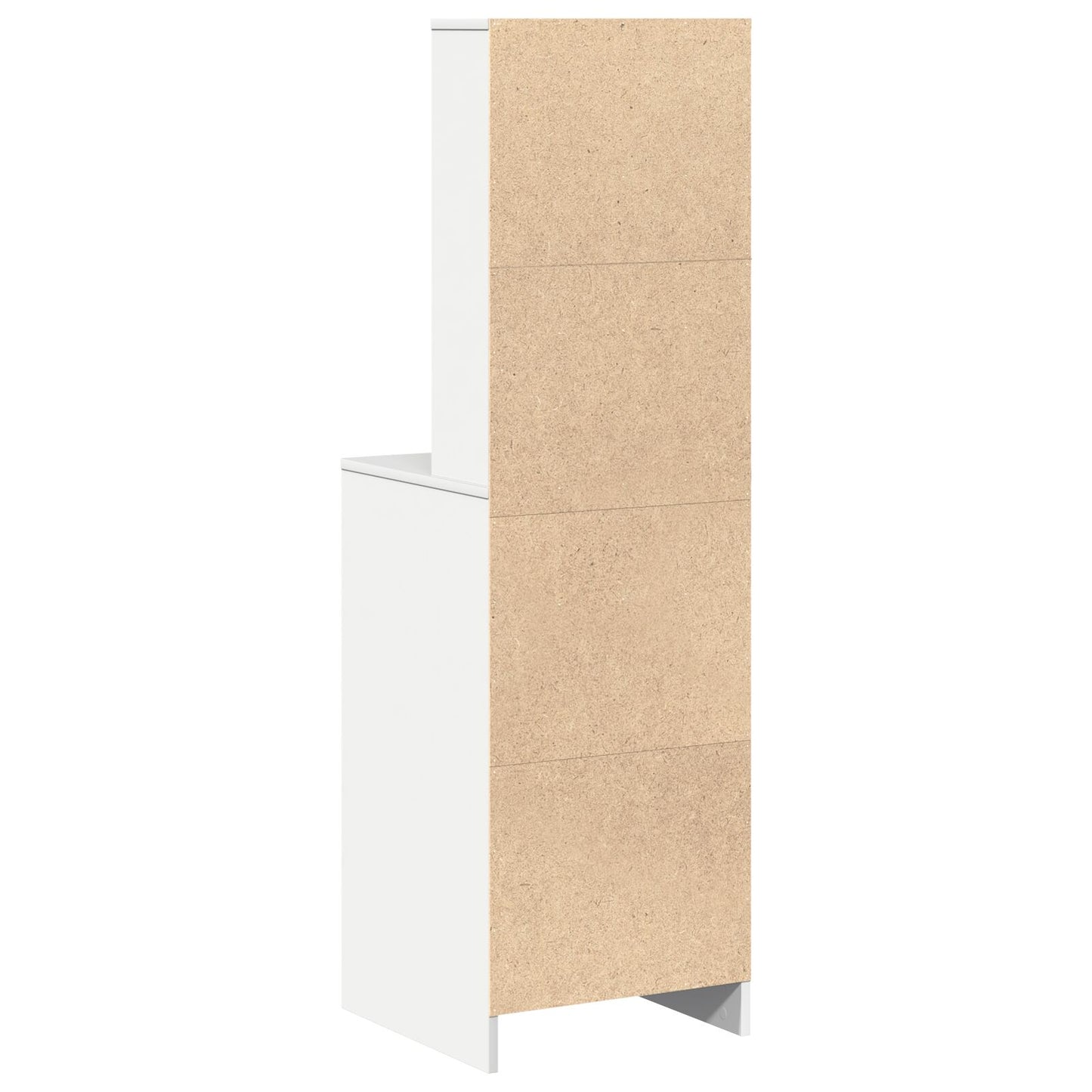 Highboard 40X41X135 Cm Bewerkt Hout Wit