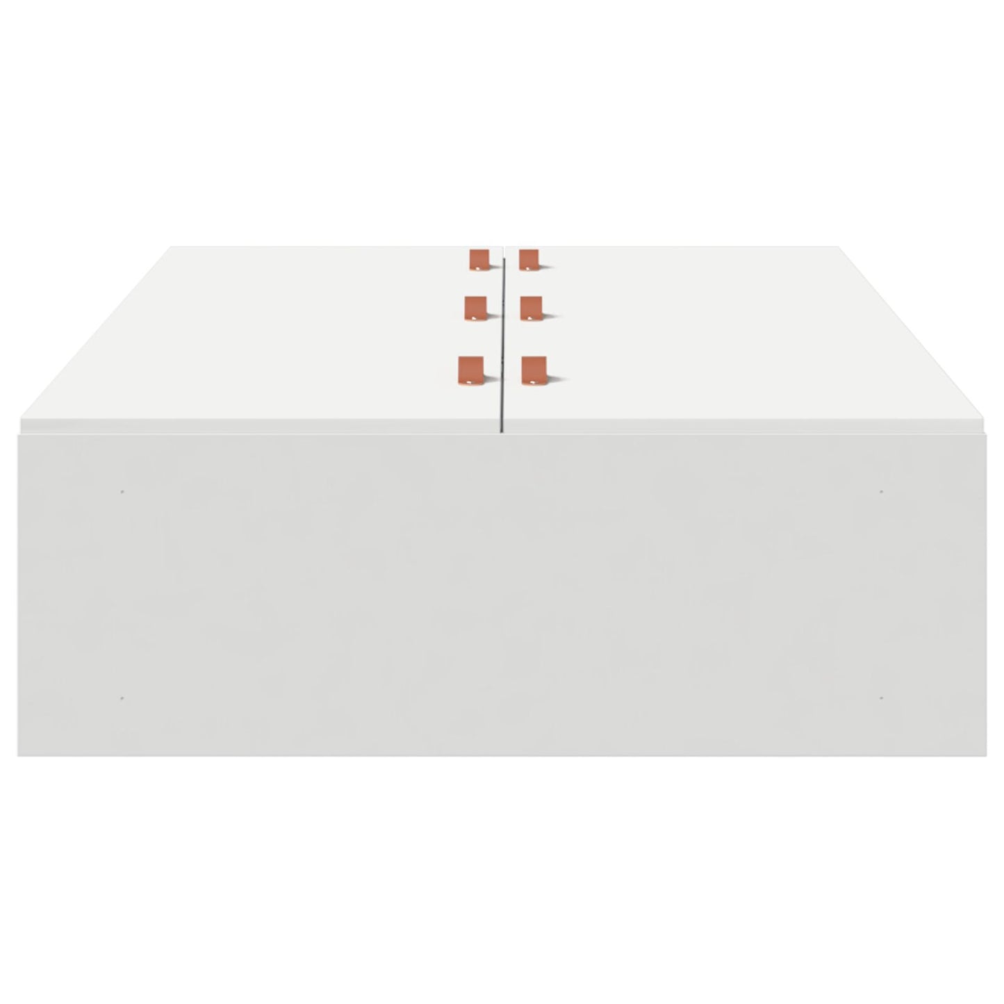 Opbergbedframe Wit 100 x 200 cm