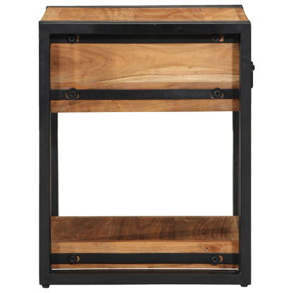 Nachtkast 1 40 x 40 x 50 cm Massief acaciahout