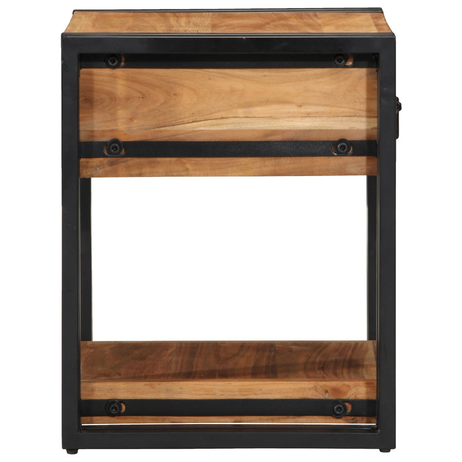 Nachtkast 1 40 x 40 x 50 cm Massief acaciahout
