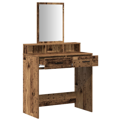 Kaptafel Met Laden Oud Hout 79 x 41 x 140 cm Oude hout