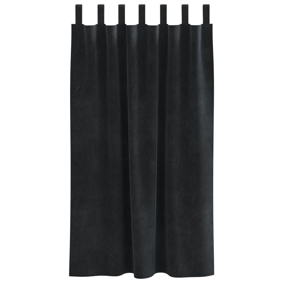 Blackout Gordijnen Met Hanglussen 2 Stuks Fluweel Zwart 140 x 175 cm met ophanglussen