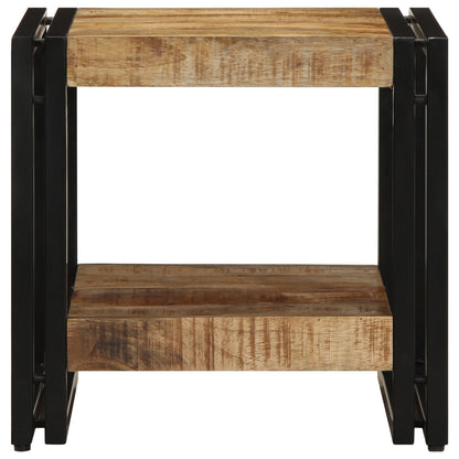 Salontafel 40X50X38 Cm Massief Ruw Hout Mango 40 x 40 x 38 cm Massief mangohout