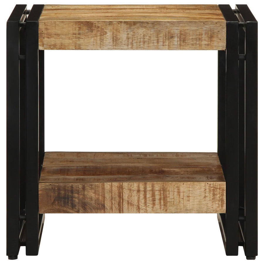 Salontafel 40X50X38 Cm Massief Ruw Hout Mango 40 x 40 x 38 cm Massief mangohout