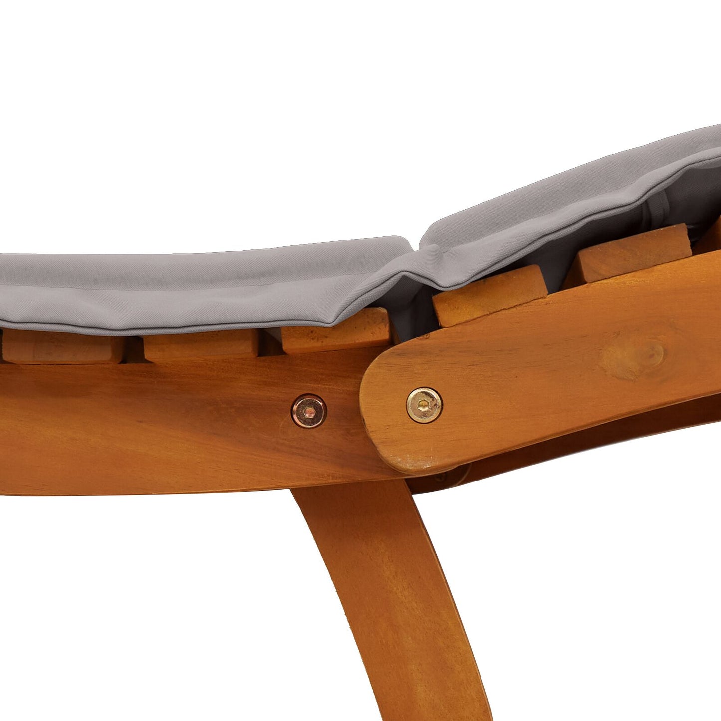 Ligstoelen Met Kussens 2 Stuks Massief Acaciahout Taupe