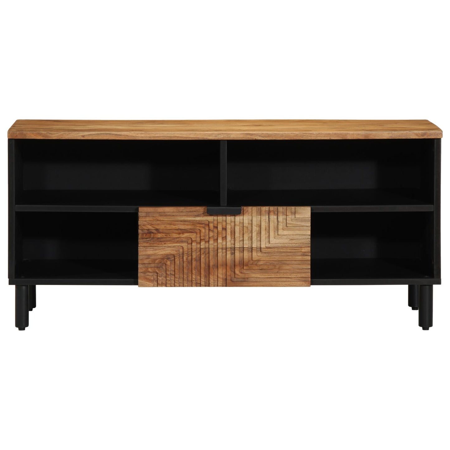 Tv-Kast 100X33,5X46 Cm Massief acaciahout