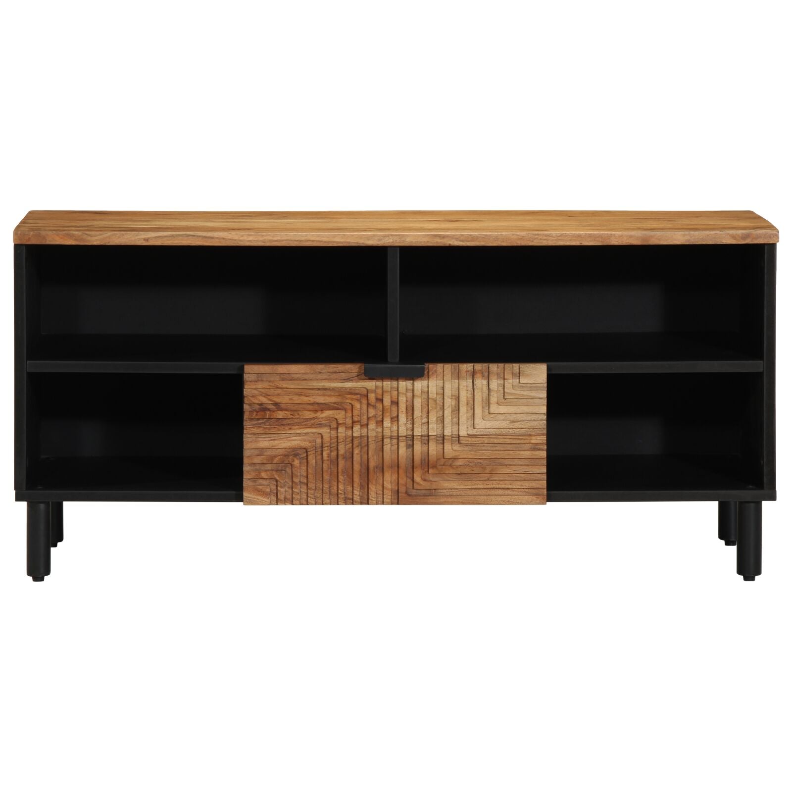 Tv-Kast 100X33,5X46 Cm Massief acaciahout