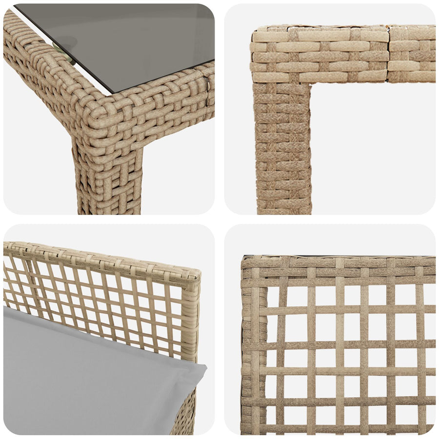 Set Van 5 Beige En Zwart