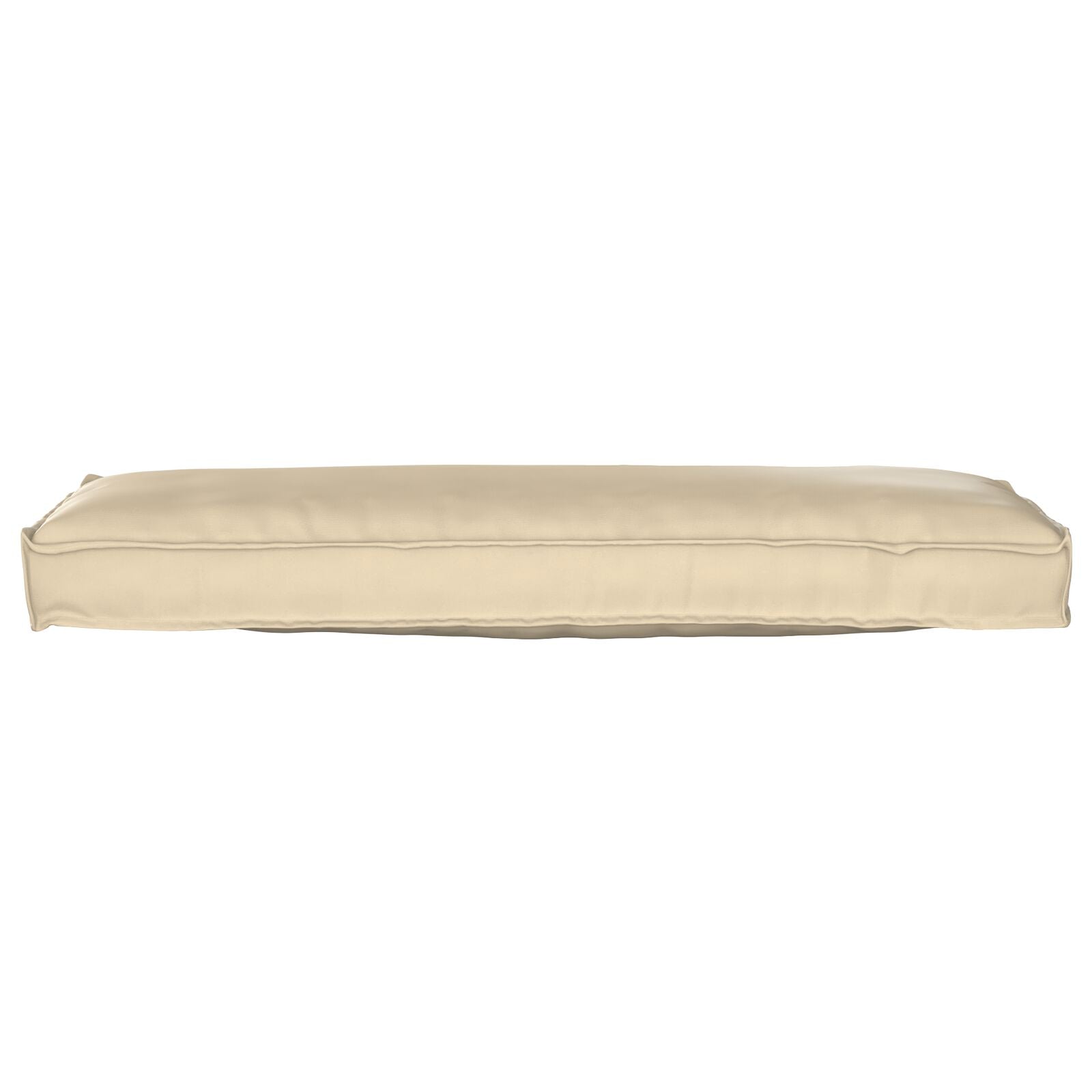 Pallet Kussen Voor Bank Beige 120X40X8 Cm Oxford Stof