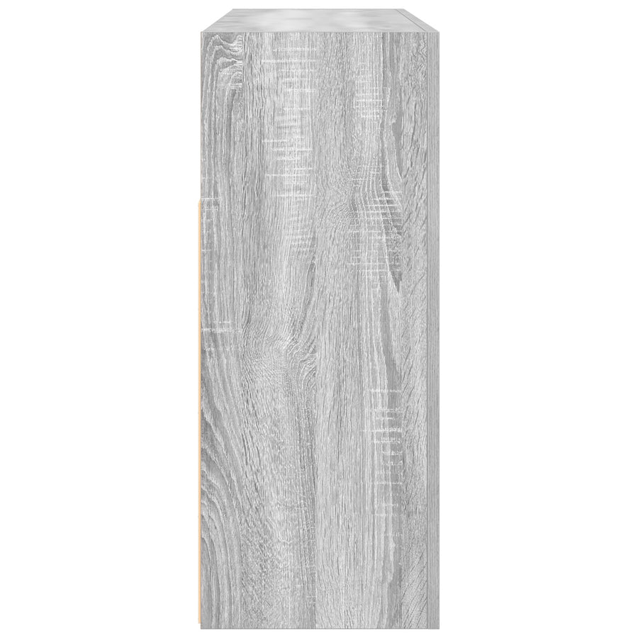 Dressoirkast Engineered Wood 116 X 30 X 75 Cm Grijze sonoma