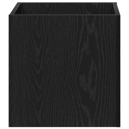 Plantenbak 40X40X40 Cm Engineered Wood Zwart eiken
