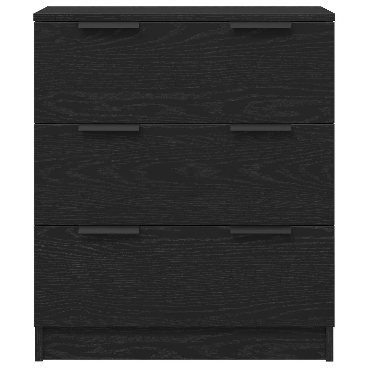 3-Delige Sideboards Engineered Wood Zwart eiken