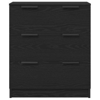 3-Delige Sideboards Engineered Wood Zwart eiken