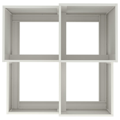 Tuinplantbak Te Staal Wit 80 x 80 x 60 cm