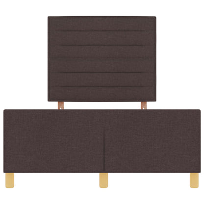 Bedframe Donkerbruin 120X190 Cm Stof Crème