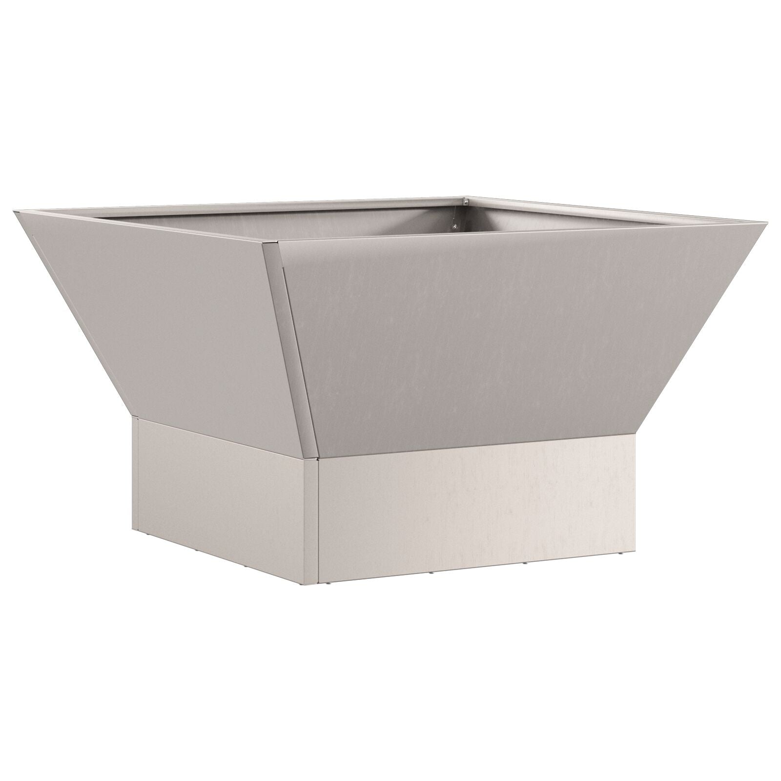 Vierkante Vuurkorf Bruin Verweerd Staal 60 x 60 x 35 cm Verweerd staal/Bruin