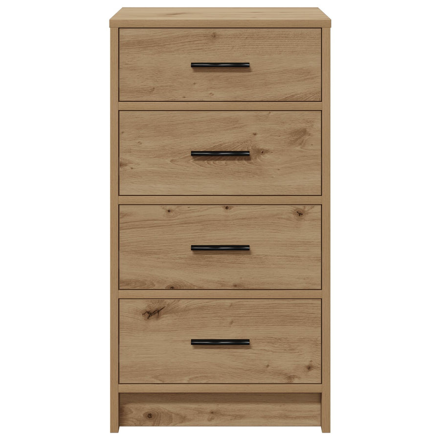 Sideboard 40X41X75 Cm Bewerkt Hout Artisan eiken