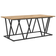 Salontafel massief eikenhout 100x50x40 cm